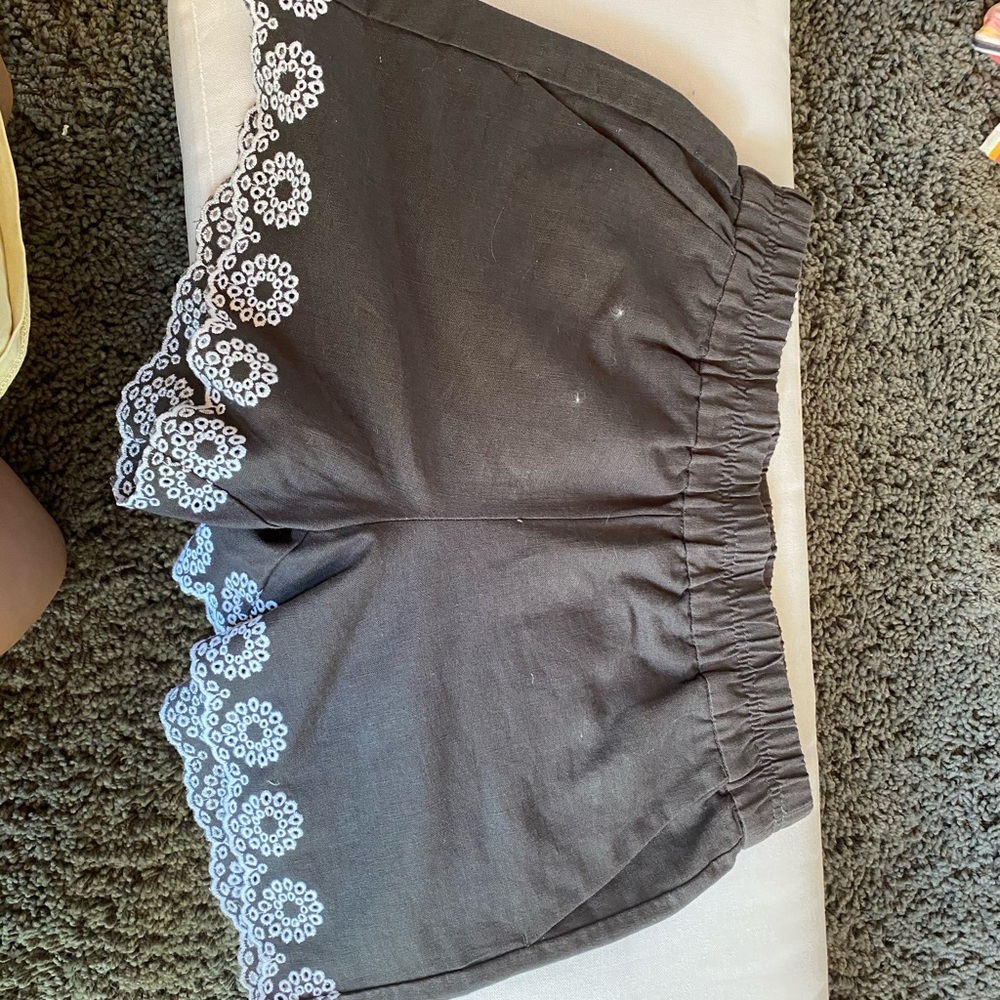 Scalloped shorts